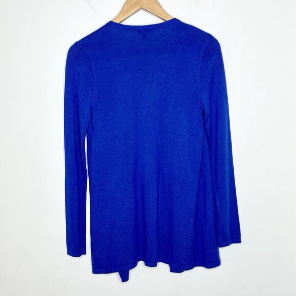 Lilly Pulitzer Dustin Cashmere Cardigan Blue Womens Size Small Open - Picture 6 of 6